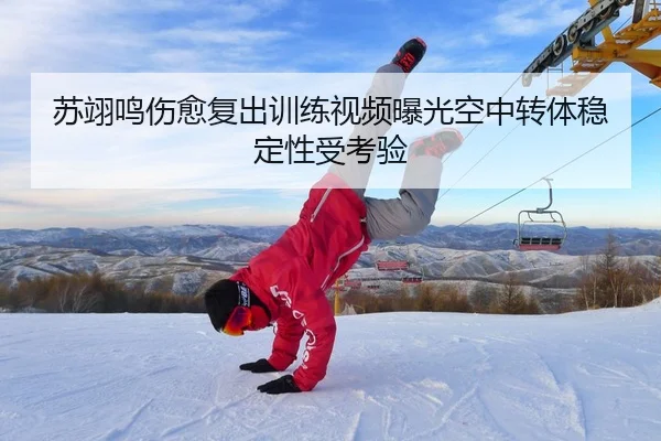 苏翊鸣伤愈复出训练视频曝光空中转体稳定性受考验
